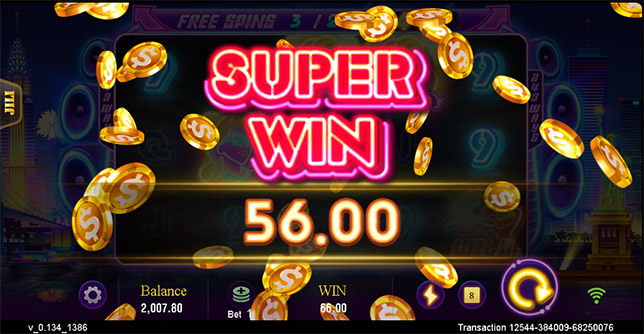 Party Night Free Spins And Super Win Screenshots